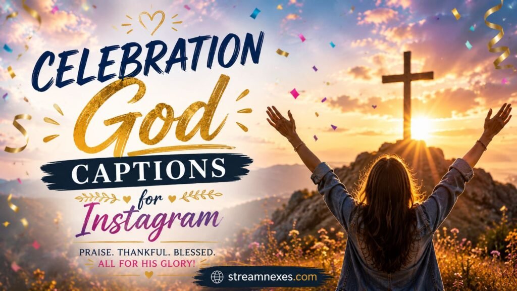 Celebration God Captions for Instagram