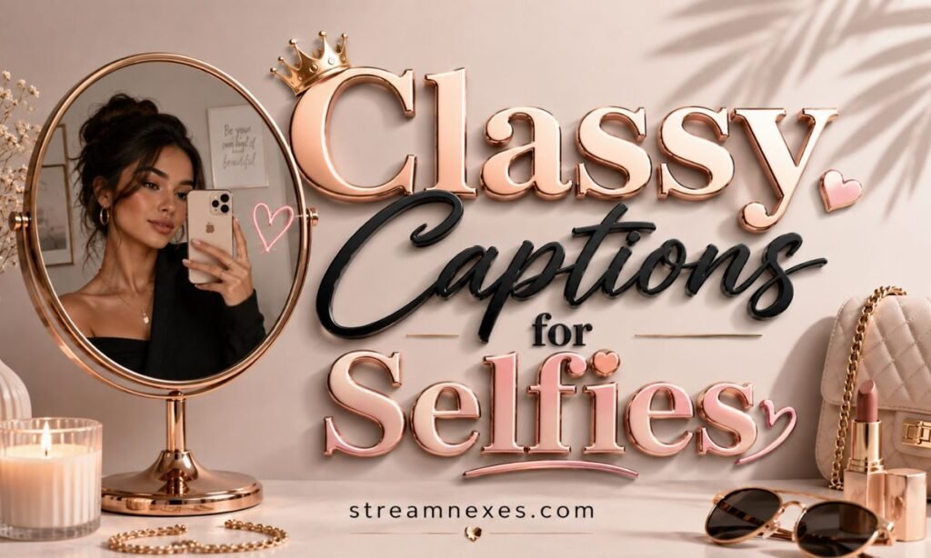 Classy Captions for Selfies