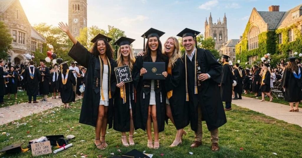 Best Last Day College Captions