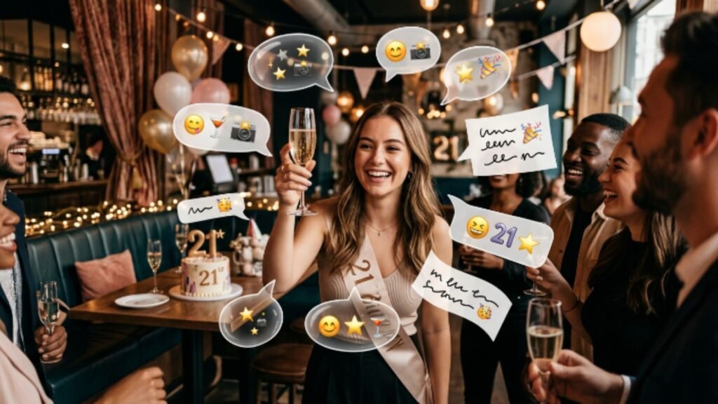 Short 21st Birthday Captions