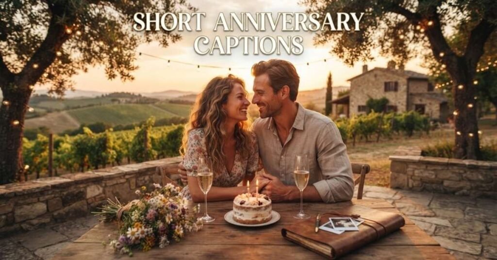 Short Anniversary Captions