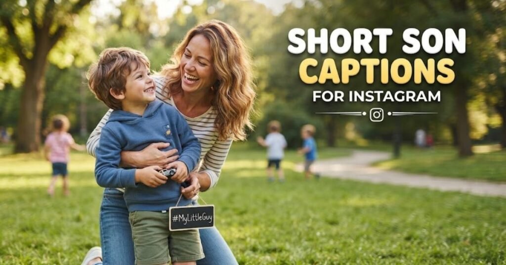 Short Son Captions for Instagram