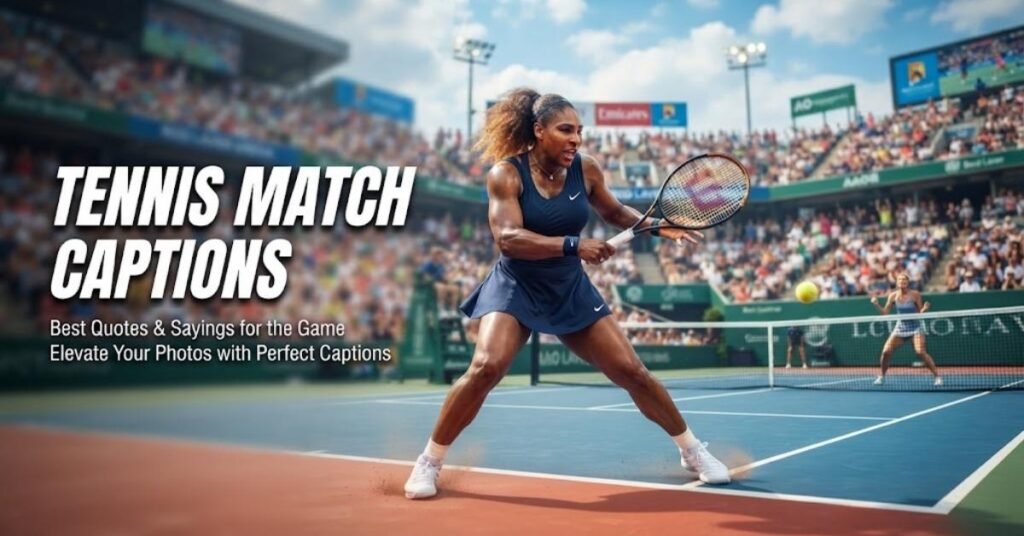 Tennis Match Captions