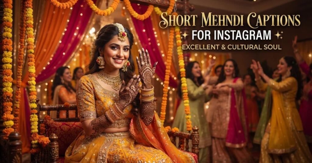 Excellent Mehndi Caption For Instagram With Cultural Soul