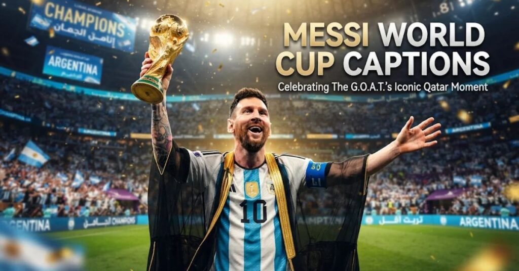 Messi World Cup Captions