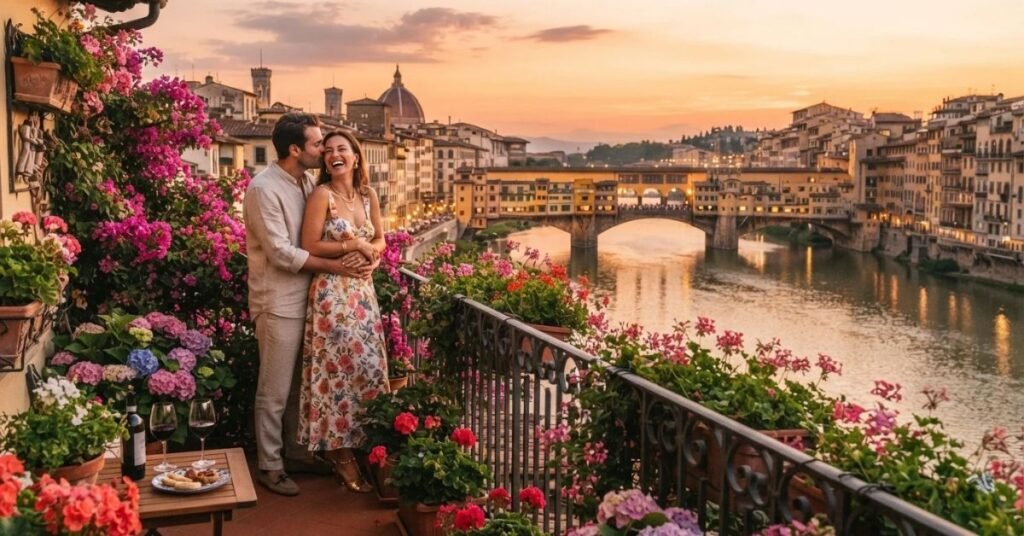 (Romantic Italy Captions