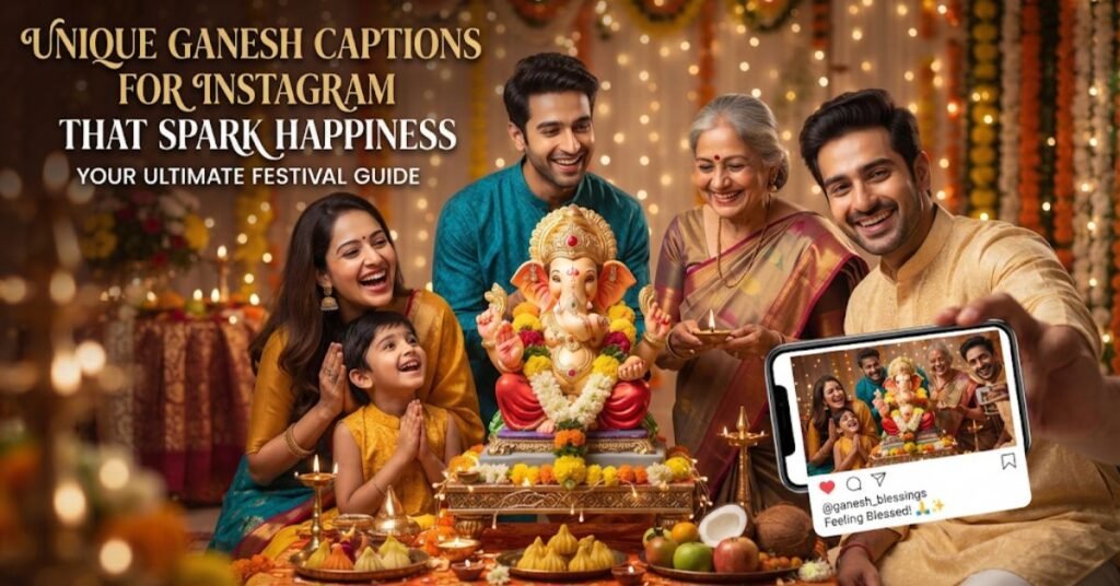 Unique Ganesh Captions For Instagram That Spark Happiness