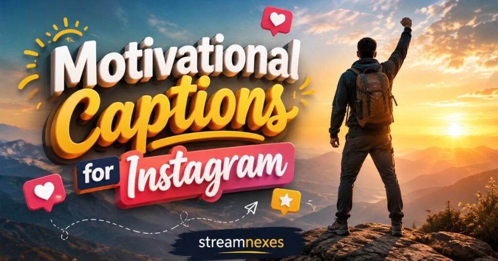 Motivational Captions for Instagram