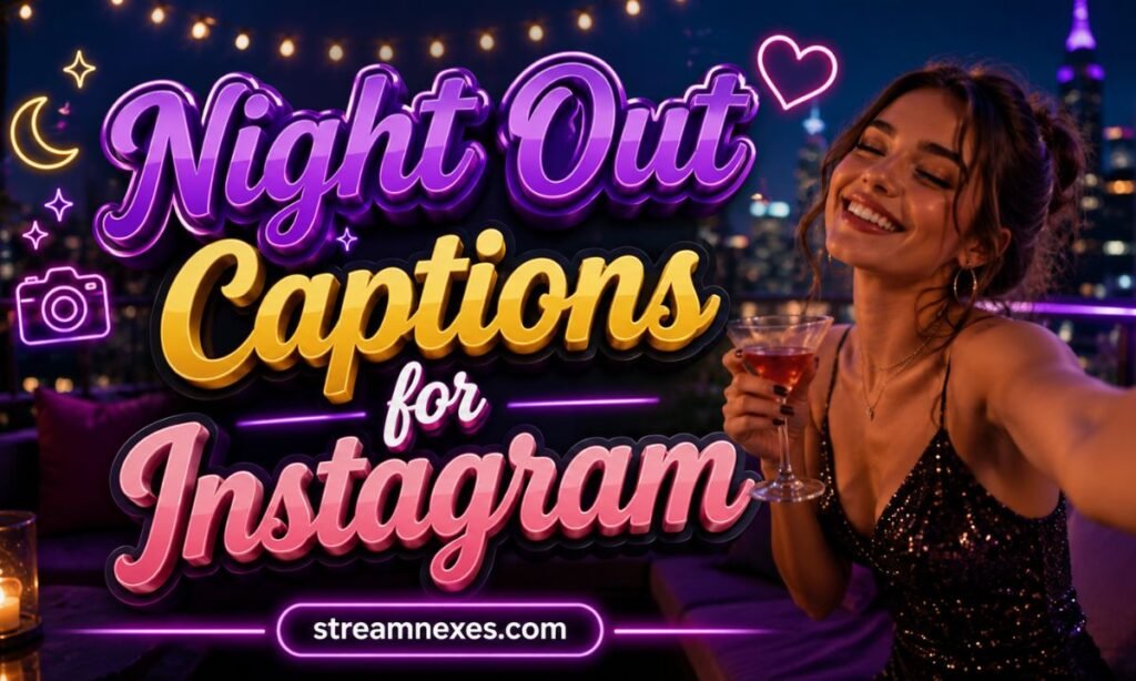 Night Out Captions