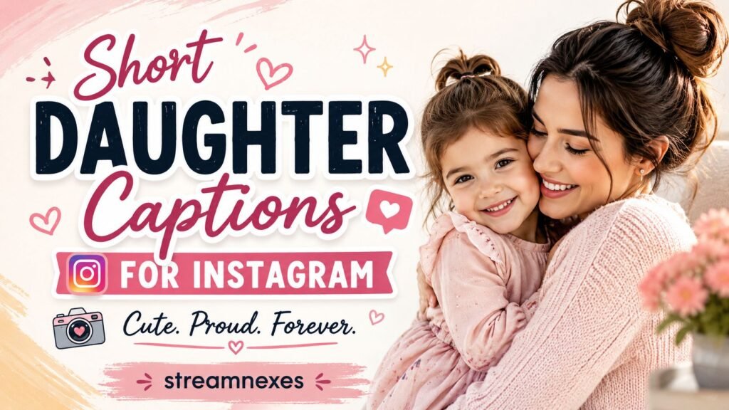 Short Daughter Captions