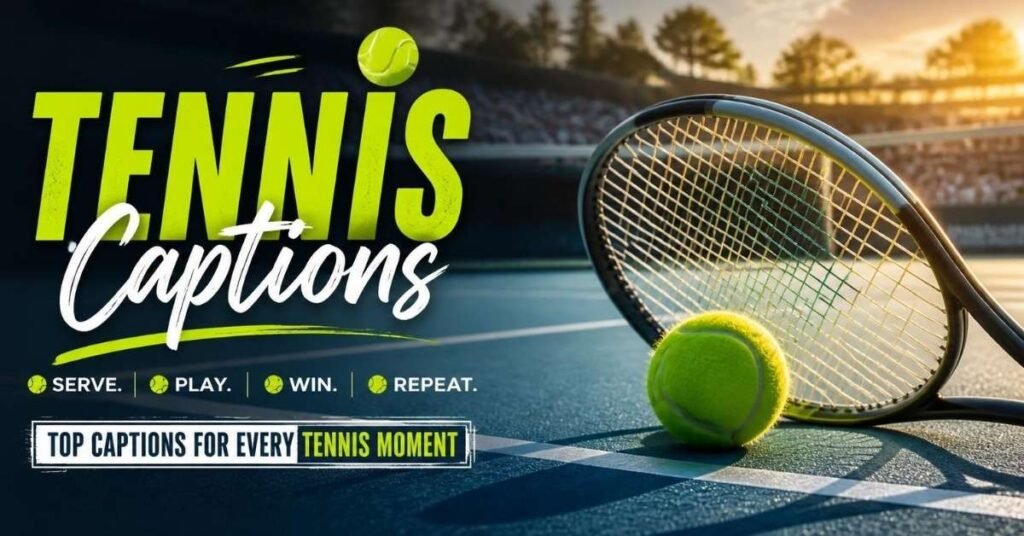 tennis captions