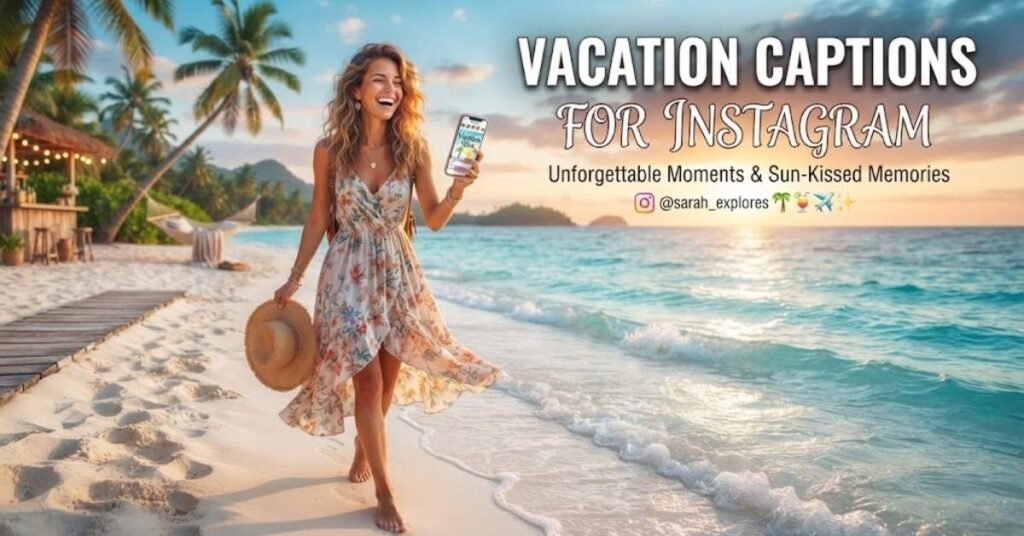 vacation captions for instagram